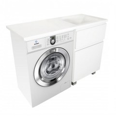 Тумба с раковиной напольная на стиральную машину ЭСТЕТ Dallas Luxe R 1000х482 мм ФР-00002316