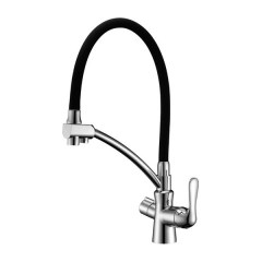 Смеситель для кухни с гибким изливом и подключением для фильтра LEMARK Comfort LM3070C