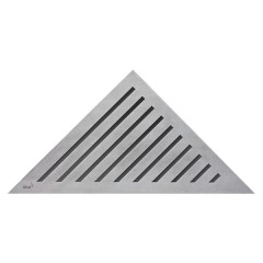 Решетка декоративная для углового трапа ALCAPLAST 340x340 мм GRACE