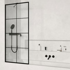 Шторка для ванны RADAWAY Modo New Black PNJ 50 Factory 500x1500 мм 10006050-54-55