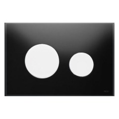 Клавиша для инсталляции TECE Loop черное стекло-белый 9240654