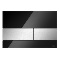 Клавиша для инсталляции TECE Square cтекло черное клавиши шлифованная нержавеющая сталь 9240806