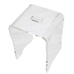 Стул для душевой зоны AQUALUX Plexiglas 34х31х46 см. AQ-1001