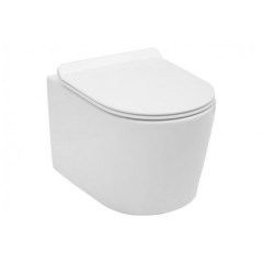 Унитаз подвесной безободковый AQUANET Atago-W Rimless 365x535x305 мм BL-104N-WHT