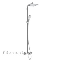 Душевая система HANSGROHE Crometta E Showerpipe 240 1jet 27298000 Душевая система HANSGROHE Crometta E Showerpipe 240 1jet 27298000