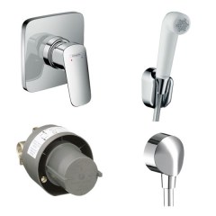 Гигиенический душ встраиваемый набор HANSGROHE Logis