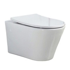 Унитаз подвесной безободковый BELBAGNO Flay-R 520x355x350 мм BB506CH Унитаз подвесной безободковый BELBAGNO Flay-R 520x355x350 мм BB506CH