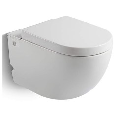 Унитаз подвесной с импульсным смывом CERUTTI SPA 600x350x410 мм белый C-376C