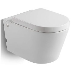 Унитаз подвесной с импульсным смывом CERUTTI SPA 600x350x410 мм белый C-380C