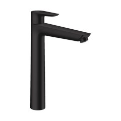 Смеситель для раковины высокий HANSGROHE Talis E черный 71716670