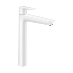 Смеситель для раковины высокий HANSGROHE Talis E белый 71716700