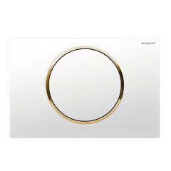 Клавиша для инсталляции GEBERIT Sigma 10 белый/позолоченная 115.758.KK.5 Клавиша для инсталляции GEBERIT Sigma 10 белый/позолоченная 115.758.KK.5