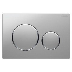 Клавиша для инсталляции GEBERIT Sigma 20 хром матовый/хром глянцевый 115.882.JQ.1