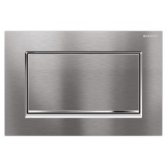 Клавиша для инсталляции GEBERIT Sigma 30 хром структурный/хром глянцевый 115.893.KX.1