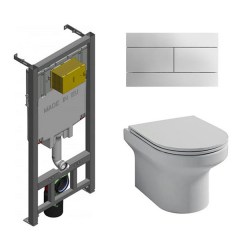 Инсталляция с подвесным унитазом JACOB DELAFON Elite rimless E21742RU-00