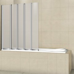 Душевая шторка на ванну складная CEZARES Pratico 1200х1400 мм левая