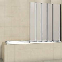 Душевая шторка на ванну складная CEZARES Pratico 1200х1400 мм правая