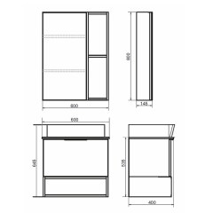 COMFORTY Штутгарт-60 9055RA-50 COMFORTY Штутгарт-60 9055RA-50