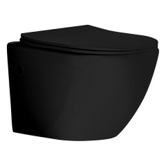 Унитаз подвесной GROSSMAN Black 360х560x380 мм Унитаз подвесной GROSSMAN Black 360х560x380 мм