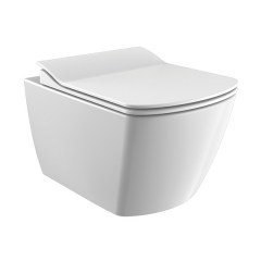 Унитаз подвесной безободковый CREAVIT Elegant 513x370x360 белый EG321-11CB00E-0000 Унитаз подвесной безободковый CREAVIT Elegant 513x370x360 белый EG321-11CB00E-0000