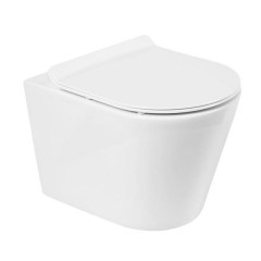 Унитаз подвесной безободковый BELBAGNO Flay-R 515х360х365 мм BB053CHR Унитаз подвесной безободковый BELBAGNO Flay-R 515х360х365 мм BB053CHR
