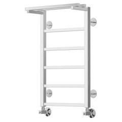 Полотенцесушитель водяной TERMINUS Контур с полкой 430x700 мм Полотенцесушитель водяной TERMINUS Контур с полкой 430x700 мм