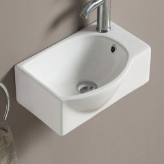 Раковина подвесная CERAMALUX 400х285х230 мм 78404L