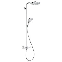 Душевая система HANSGROHE Raindance Select S Showerpipe 240 1jet PowderRain хром глянцевый 27633000 Душевая система HANSGROHE Raindance Select S Showerpipe 240 1jet PowderRain хром глянцевый 27633000