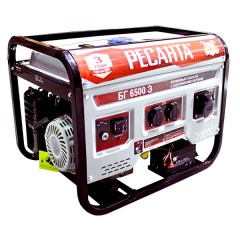 Электрогенератор бензиновый РЕСАНТА БГ 6500 Э