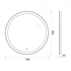 SPC-RNG-700-LED-TCH SPC-RNG-700-LED-TCH