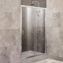 Дверь в душевую нишу BELBAGNO Unique 105-115х1900 мм UNIQUE-BF-1-100/115-C-Cr