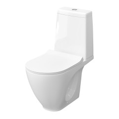 Унитаз-компакт безободковый KERAMIN Трино R SoftClose Slim 690х375х815 мм