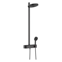 Душевая система HANSGROHE Pulsify S Showerpipe 260 2 jet ShowerTablet черный матовый 24240670 Душевая система HANSGROHE Pulsify S Showerpipe 260 2 jet ShowerTablet черный матовый 24240670
