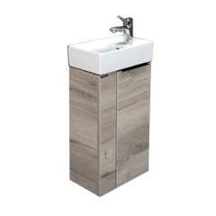 Тумба с раковиной COMFORTY Асти-40 400х220х700 мм дуб дымчатый