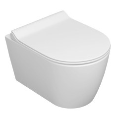 Унитаз подвесной безободковый KERAMIN Трент R SoftClose Slim 520х360х350 мм