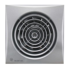 Вентилятор накладной вытяжной SOLER PALAU Silent-300 CRZ SILVER с таймером