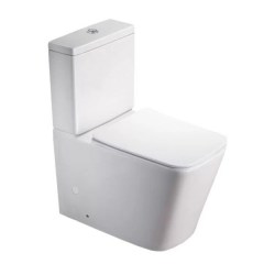 Унитаз компакт безободковый SANTILINE SoftClose 650х375х840 мм белый SL-5017