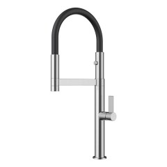 Смеситель для кухни OMOIKIRI Osaka-BN-BL нержавеющая сталь/черный Смеситель для кухни OMOIKIRI Osaka-BN-BL нержавеющая сталь/черный