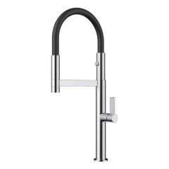 Смеситель для кухни OMOIKIRI Osaka-C-BL хром глянцевый/черный Смеситель для кухни OMOIKIRI Osaka-C-BL хром глянцевый/черный