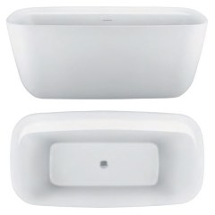 Ванна акриловая отдельностоящая HATRIA 170x78x60 см Y8AH01
