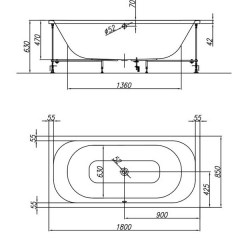 Pandora 170x75 Pandora 170x75