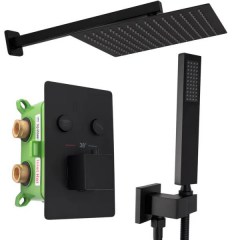 Душевая система REA Davis black mat REA-P6357 Душевая система REA Davis black mat REA-P6357