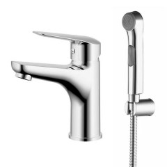 Смеситель для раковины с гигиеническим душем IDDIS Torr TORSB00i08