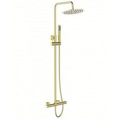 Душевая система BELBAGNO Uno 250 мм золото глянцевый UNO-DOCM-ORO