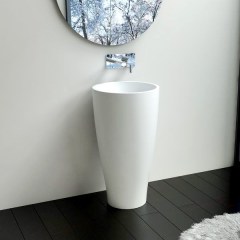 Раковина из искусственного камня напольная NS BATH 450x450x830 мм NSF-45000