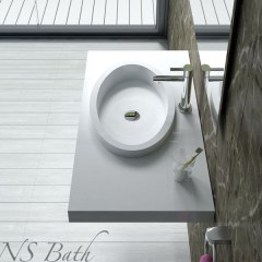 Раковина-столешница из искусственного камня NS BATH 1000x500x100 мм NSS-1052G Раковина-столешница из искусственного камня NS BATH 1000x500x100 мм NSS-1052G