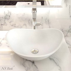 Раковина из искусственного камня на столешницу NS BATH 520x415x165 мм NST-5241G Раковина из искусственного камня на столешницу NS BATH 520x415x165 мм NST-5241G
