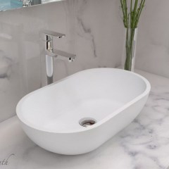 Раковина из искусственного камня на столешницу NS BATH 560x330x150 мм NST-56330 Раковина из искусственного камня на столешницу NS BATH 560x330x150 мм NST-56330
