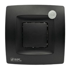 Вентилятор накладной вытяжной SOLER PALAU Silent DUAL-100 Matt Black 03-0103-266