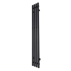 Полотенцесушитель электрический GROIS Quartet GR-125 180х1500 П2 R Black mat